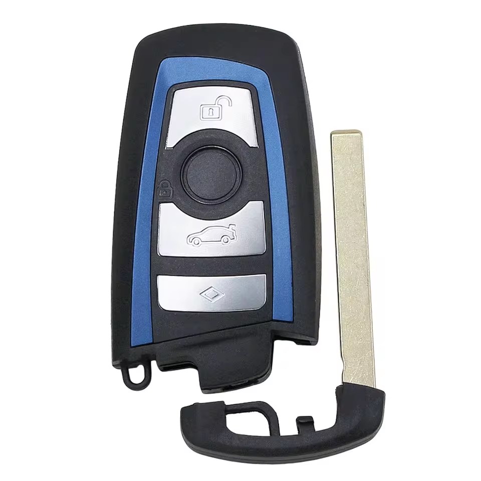 YG0HUF5661 868MHz 7945 Chip 4 Button Blue Smart Key for BMW CAS4+ FEM