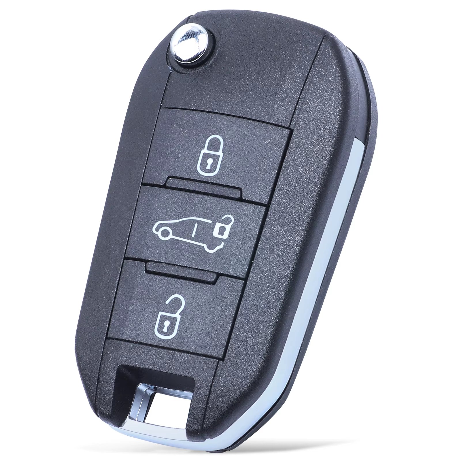 HUF8435 9809825177 433MHz 4A Chip HU83 3 Button (VAN) Flip Remote Key for Opel Corsa F